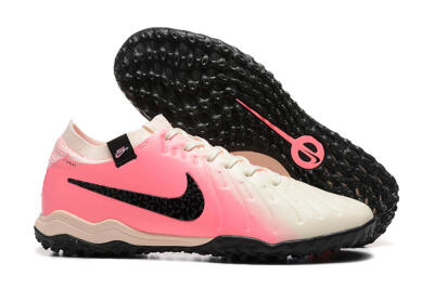 Nike Tiempo Legend 10 Pro TF Football Shoes - White/Pink/Black