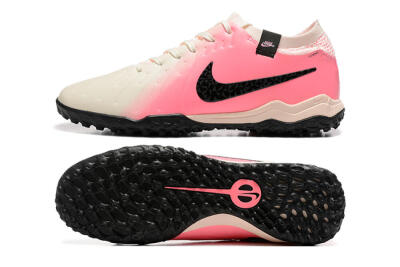 Nike Tiempo Legend 10 Pro TF Football Shoes - White/Pink/Black
