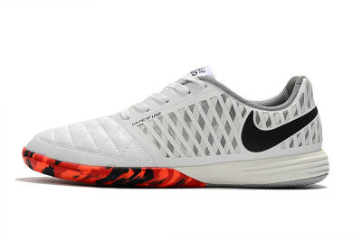 Nike Lunar Gato 2 IC Football Shoes - White/Black/Red