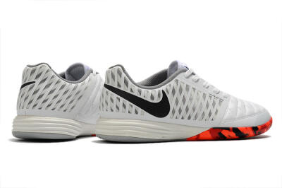 Nike Lunar Gato 2 IC Football Shoes - White/Black/Red
