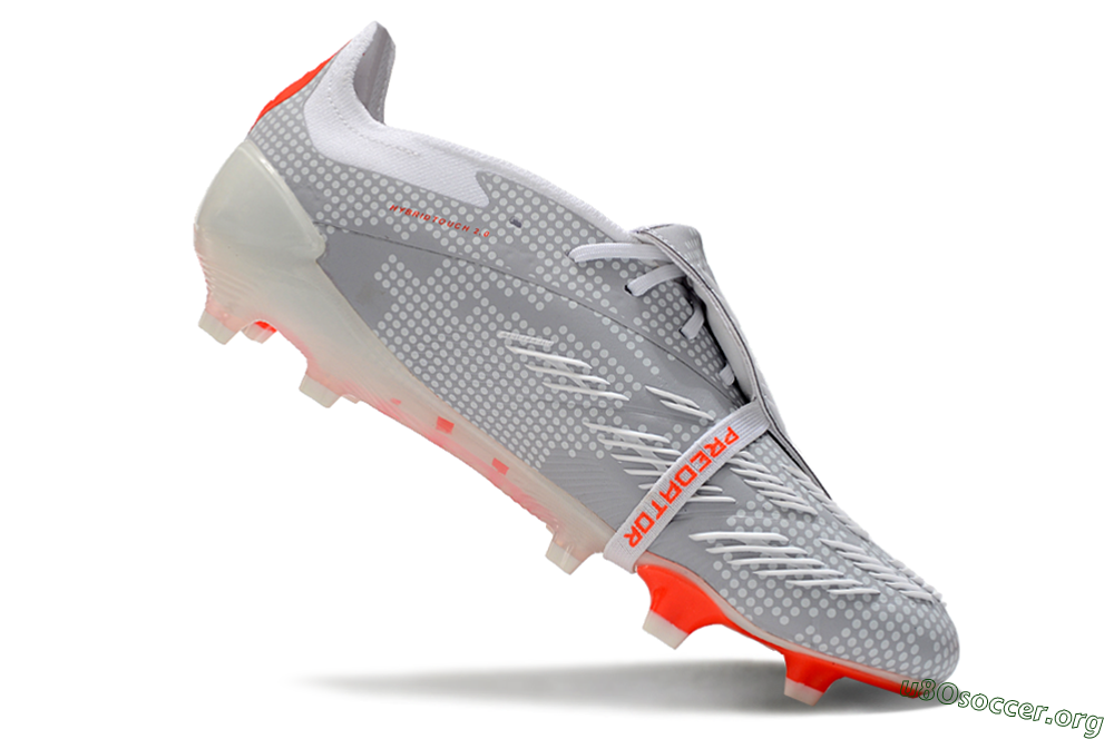 Adidas Predator Elite Foldover Tongue FG Football Boots - Grey/Red/White 4