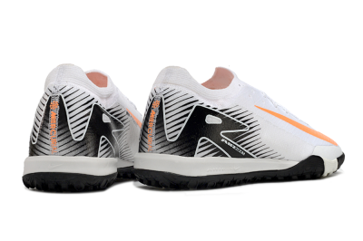 Nike Air Zoom Mercurial Vapor 16 Elite TF Football Shoes - White/Black/Orange