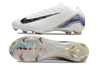 Nike Air Zoom Mercurial Vapor 16 Elite FG Football Boots - White/Black/Blue/Gold