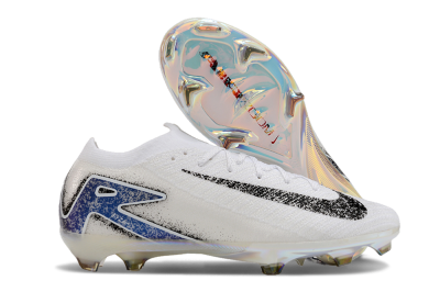 Nike Air Zoom Mercurial Vapor 16 Elite FG Football Boots - White/Black/Blue/Gold
