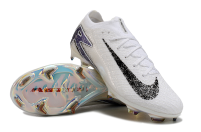 Nike Air Zoom Mercurial Vapor 16 Elite FG Football Boots - White/Black/Blue/Gold