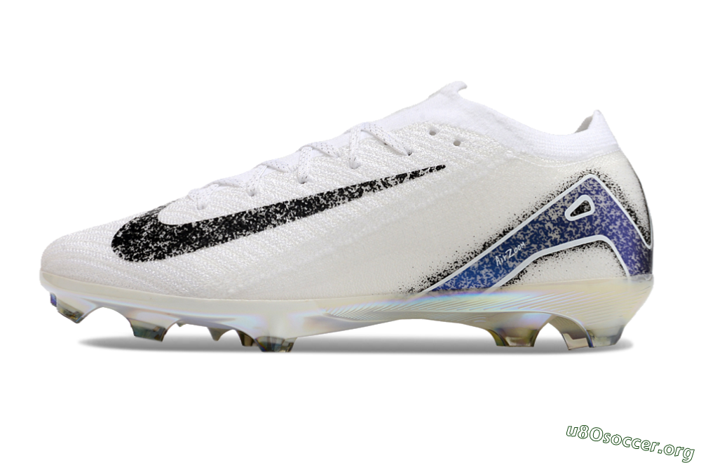 Nike Air Zoom Mercurial Vapor 16 Elite FG Football Boots - White/Black/Blue/Gold 3