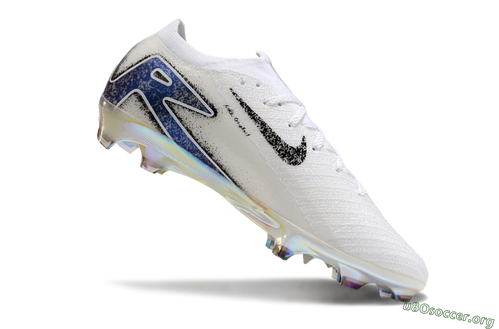 Nike Air Zoom Mercurial Vapor 16 Elite FG Football Boots - White/Black/Blue/Gold 0