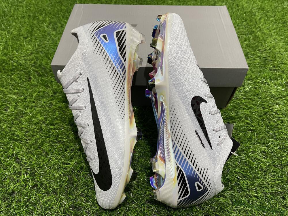 Nike Air Zoom Mercurial Vapor 16 Elite FG Football Boots - White/Black/Blue/Gold