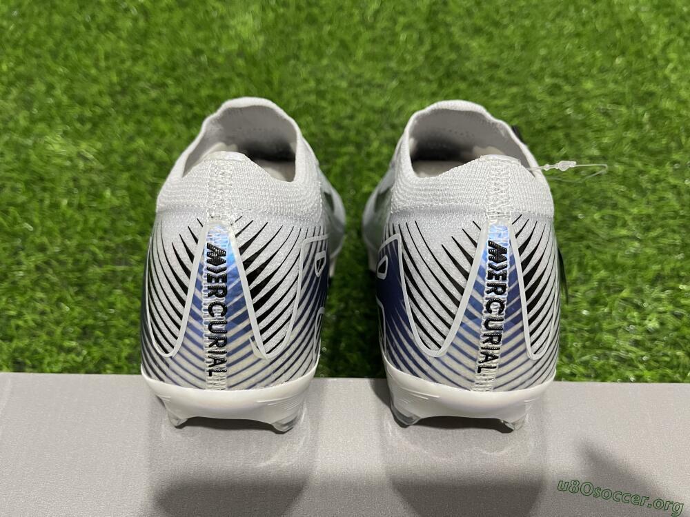 Nike Air Zoom Mercurial Vapor 16 Elite FG Football Boots - White/Black/Blue/Gold