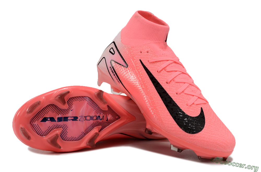 Nike Air Zoom Mercurial Superfly 10 FG Football Boots - Pink/White/Black 0
