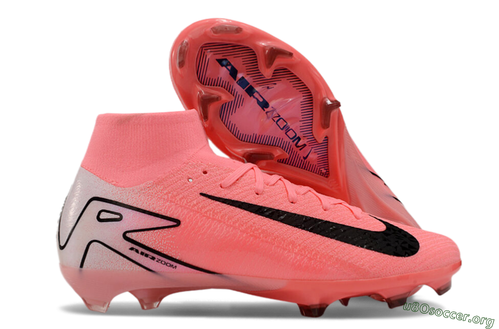 Nike Air Zoom Mercurial Superfly 10 FG Football Boots - Pink/White/Black 2