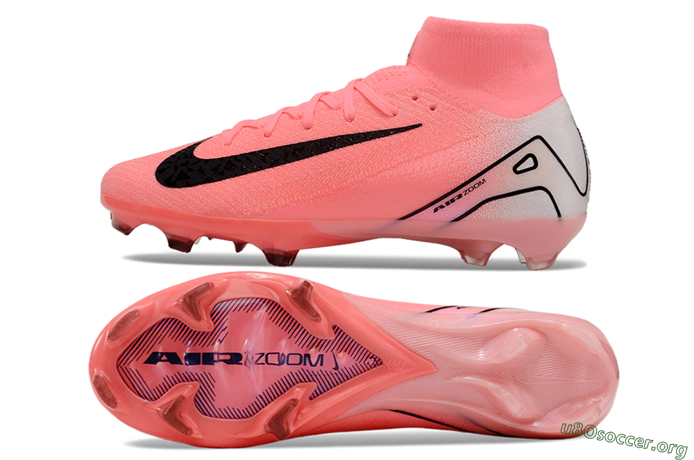 Nike Air Zoom Mercurial Superfly 10 FG Football Boots - Pink/White/Black 1