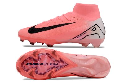 Nike Air Zoom Mercurial Superfly 10 FG Football Boots - Pink/White/Black