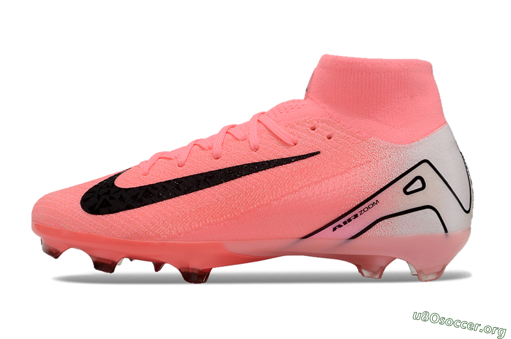 Nike Air Zoom Mercurial Superfly 10 FG Football Boots - Pink/White/Black 3