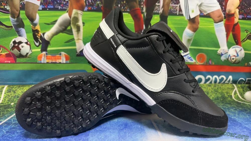 Nike The Premier 3 TF Football Shoes - Black/White
