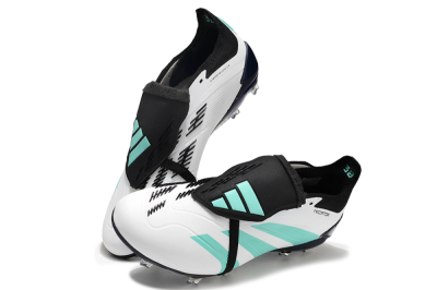 Adidas Predator Elite Foldover Tongue FG Football Boots - White/Jade/Black