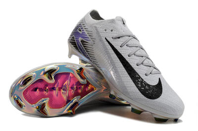 Nike Air Zoom Mercurial Vapor 16 Elite FG Football Boots - Grey/Black/Blue