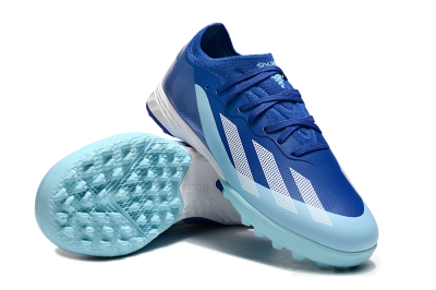 Adidas X Speedportal.1 TF Football Shoes - Blue/White/Jade
