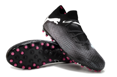Puma Future Ultimate MG Football Boots - Black/White/Pink