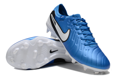 Nike Tiempo Legend 10 Elite FG Football Boots - Blue/White/Black