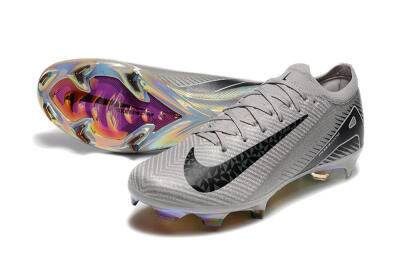 Nike Air Zoom Mercurial Vapor 16 Elite FG Football Boots - Grey/Black/White/Gold