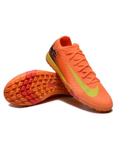 Nike Air Zoom Mercurial Vapor 16 Elite TF Football Shoes - Orange/Yellow/Black