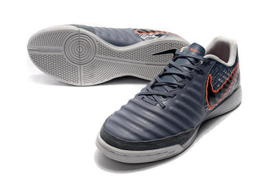 Nike Tiempo Ligera 4 IC Football Shoes - Grey/Red/Black