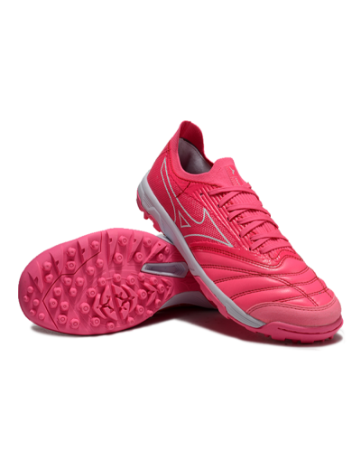Mizuno Morelia Neo Sala TF Football Shoes - Pink/White