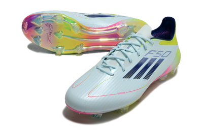 Adidas F50 Elite FG Football Boots - Jade/Blue/Yellow