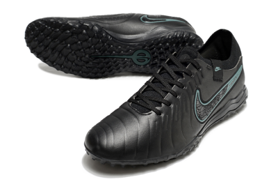 Nike Tiempo Legend 10 Pro TF Football Shoes - Black/Jade