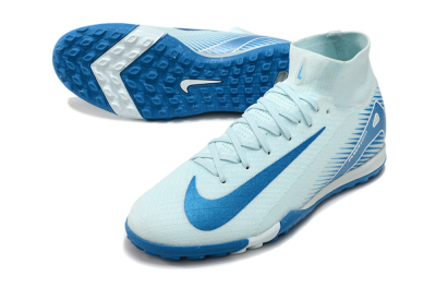 Nike Air Zoom Mercurial Superfly 10 Elite TF Football Shoes - Jade/Beige/Blue