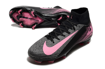 Nike Air Zoom Mercurial Superfly 10 Elite FG Football Boots - Black/Pink