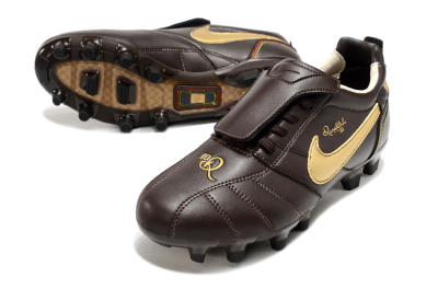 Ronaldo x Nike Tiempo Legend R10 Elite FG Football Boots - Brown/Gold