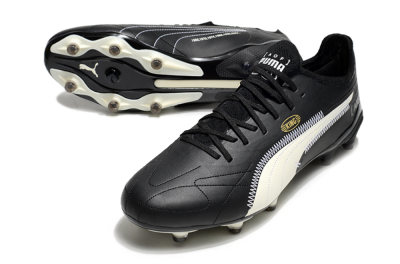 AOF x Puma King Ultimate FG Football Boots - Black/White