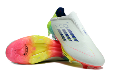Adidas F50+ Lightstrike Pro Laceless FG Football Boots - Jade/Rainbow