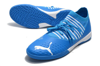 Puma Future Z 1.3 Teazer IC Football Shoes - Blue/White