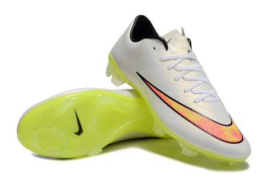 Nike Mercurial Vapor 10 FG Football Boots - Beige/Red/Yellow