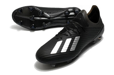 Adidas X 19.1 FG Football Boots - Black/White/Blue
