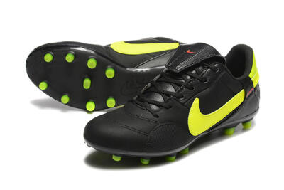 Nike The Premier 3 FG Football Boots - Black/Yellow/Red