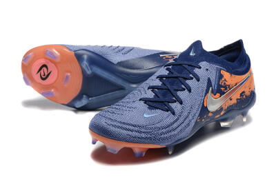 Nike Phantom Luna Elite FG Football Boots - Blue/Orange/Silver