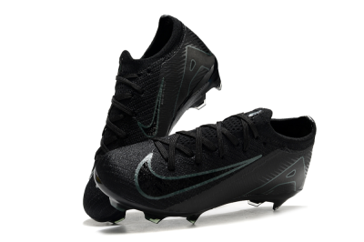 Kids Nike Air Zoom Mercurial Vapor 16 Elite FG Football Boots - Black/Green/Blue