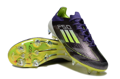 Adidas F50 Elite SG Football Boots - Purple/Yellow/White
