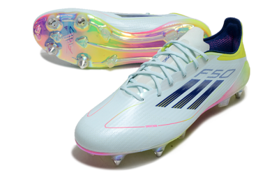 Adidas F50 Elite SG Football Boots - Jade/Yellow/Pink/Gold