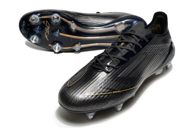 Adidas F50 Elite SG Football Boots - Black/Gold/Silver