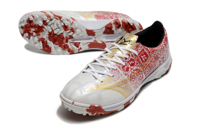 Mizuno Morelia Neo TF Football Shoes - White/Red/Gold