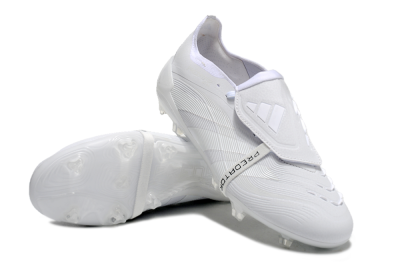 Adidas Predator Elite Foldover Tongue FG Football Boots - White/Silver
