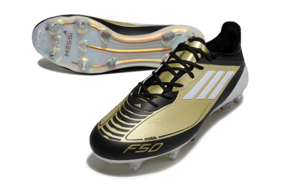 Adidas F50 Elite SG Football Boots - Gold/White/Black