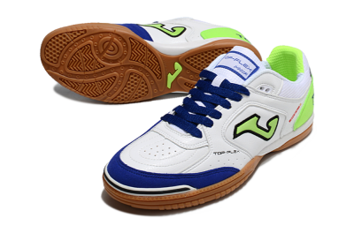 Joma Top Flex 920 IC Football Shoes - White/Blue/Yellow