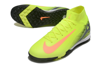 Nike Air Zoom Mercurial Superfly 10 Elite TF Football Shoes - Yellow/Orange/Silver/White