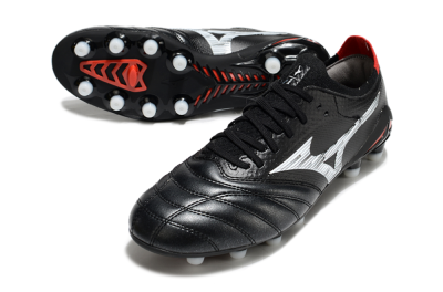 Mizuno Morelia Neo 4 FG Football Boots - Black/White/Red